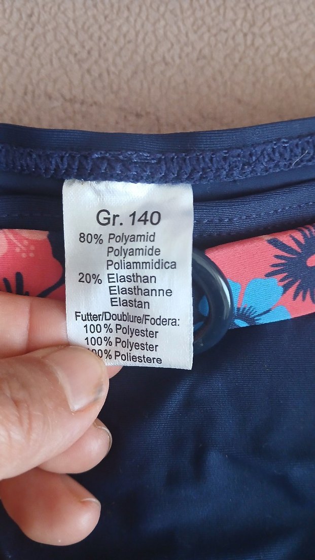 Kemerli Kısa Lacivert Kadın Mayo Altı - Görsel 3