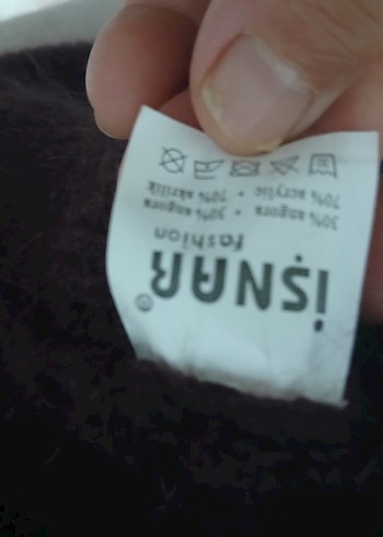 Bohem Tarzı Kahverengi Örgü Kadın Bere - Görsel 4