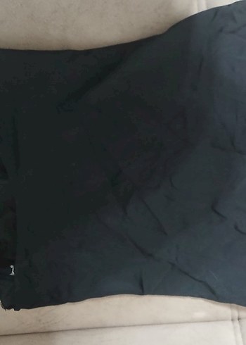 Siyah Baskılı Drapeli İnce Askılı Mayo - Görsel 4