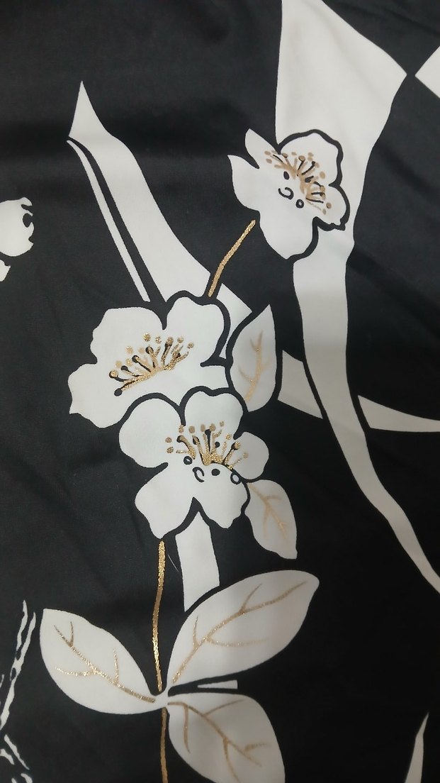 Siyah Baskılı Drapeli İnce Askılı Mayo - Görsel 3