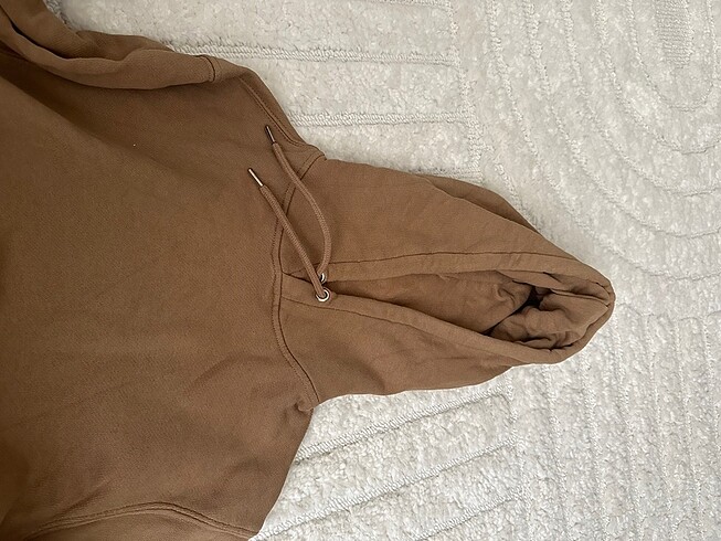 m Beden camel Renk H&M kapüşonlu sweatshirt