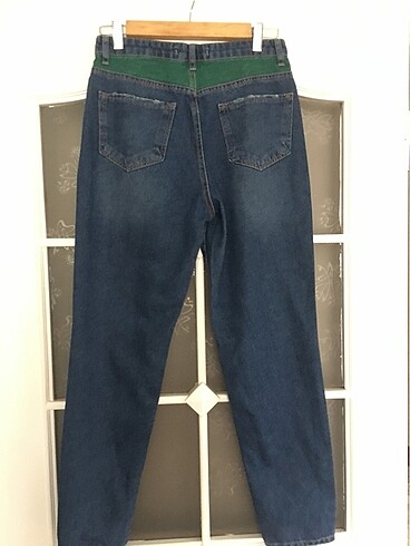 36 Beden lacivert Renk Mom jean