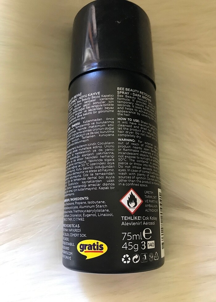 Beyaz Kapama Spreyi - Görsel 2