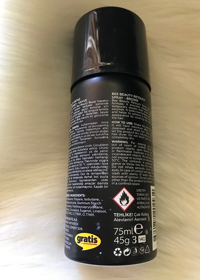 Beyaz Kapatıcı Sprey - Görsel 2