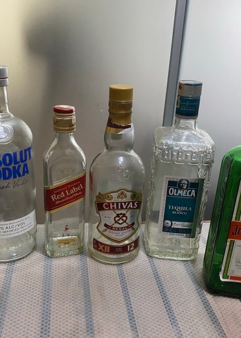 Koleksiyon alkol şişesi