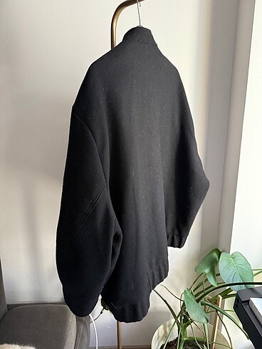 m Beden siyah Renk Zara siyah oversize kaşe ceket