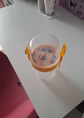 Beden altın Renk çift katlı salata kabı