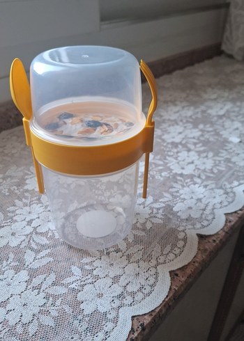 çift katlı salata kabı