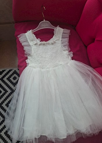 Kız Çocuk Beyaz gelinlik - Görsel 3