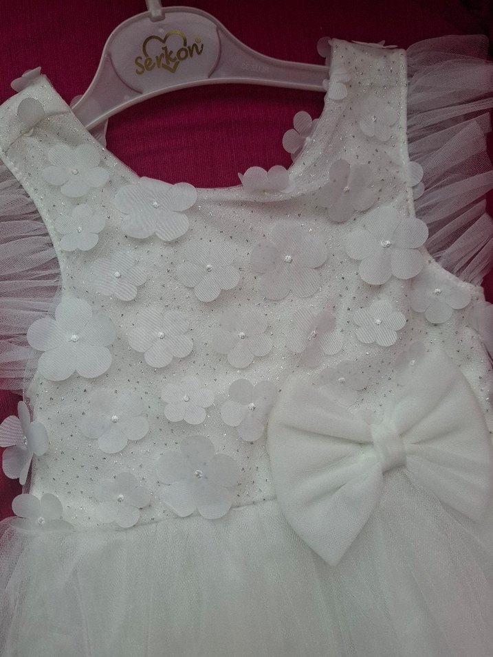 Kız Çocuk Beyaz gelinlik - Görsel 2