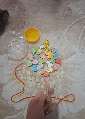 Renkli Ahşap Eğitici Oyuncak - Görsel 2