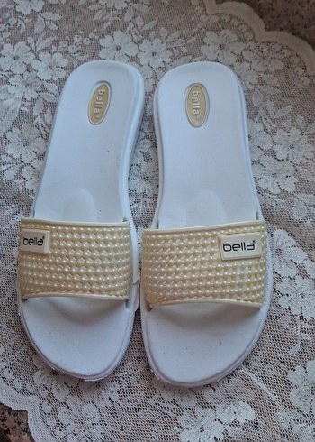 Beyaz Kadın terlik - Görsel 3