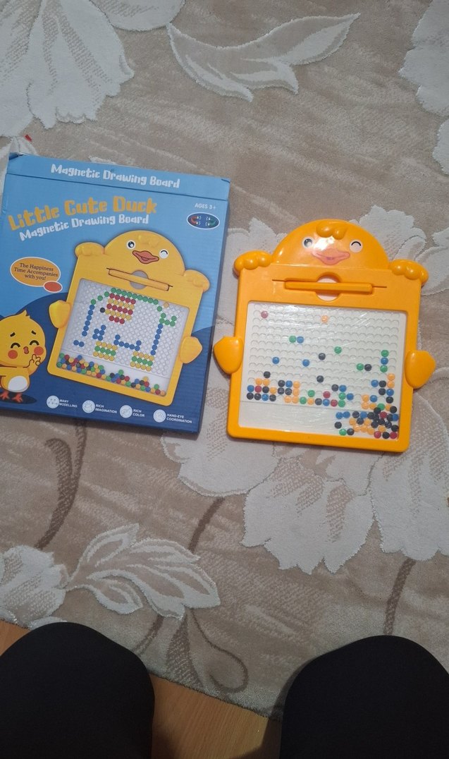 Sarı Ördek Temalı Manyetik Çizim Tahtası - Görsel 2