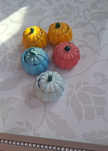 Renkli Kabak Şeklinde lokumluk - Görsel 2