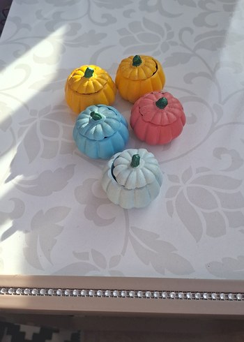 Renkli Kabak Şeklinde lokumluk - Görsel 5