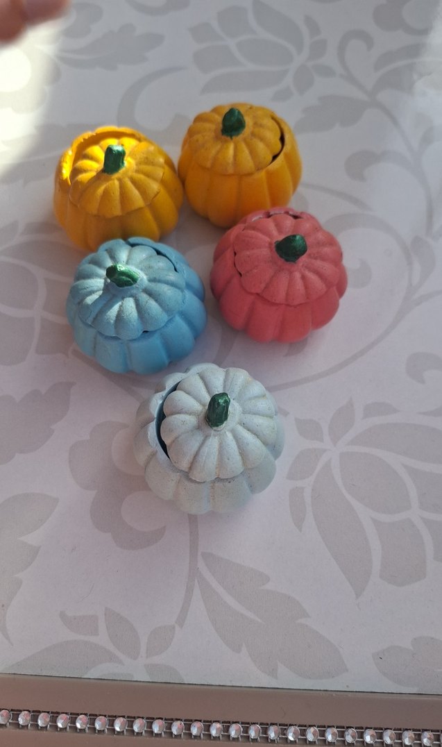 Renkli Kabak Şeklinde lokumluk - Görsel 4