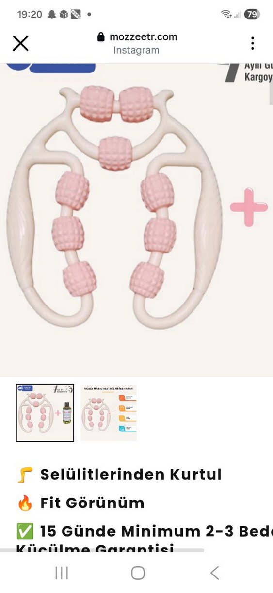 Mozze Selülit Masaj Aleti ve MAD-DEX Yağı - Görsel 2