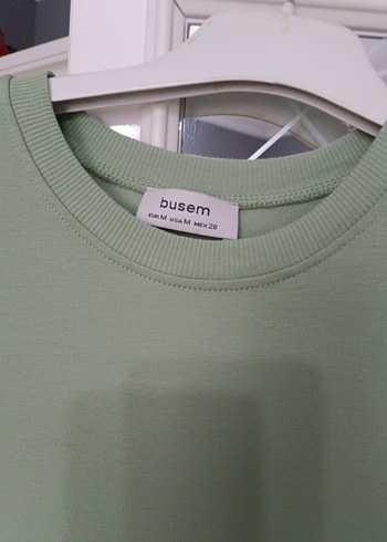 Yeşil Rahat Kesim Uzun Elbise - Görsel 4