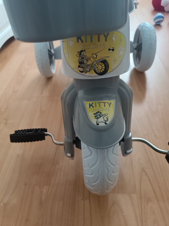 Gri Üç Tekerlekli Çocuk Bisikleti - Görsel 2