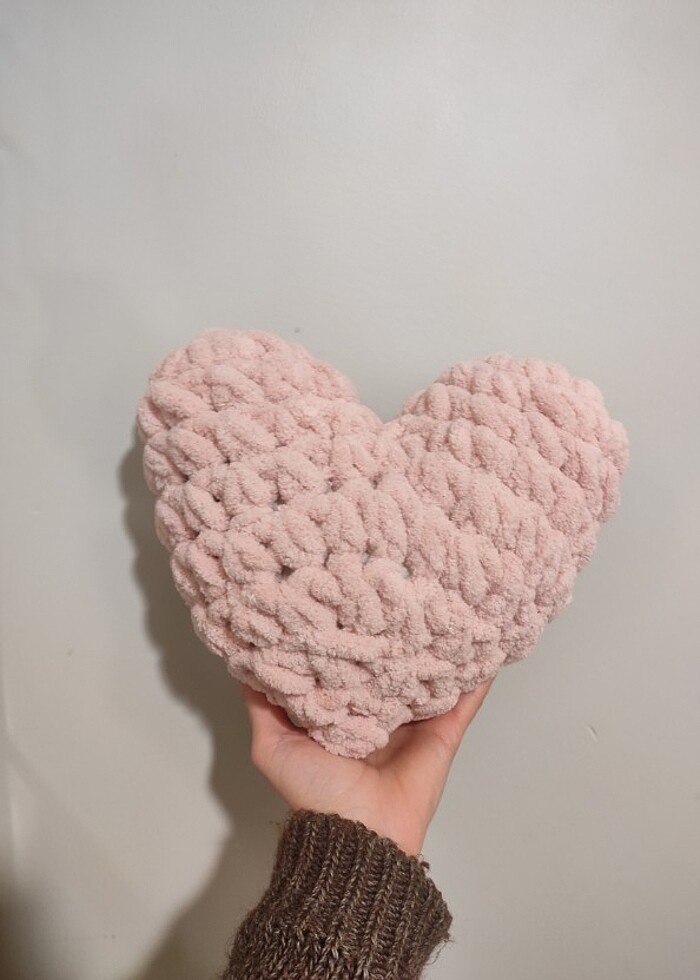 Viral olan Puffy kalp yastık(ilanı almayın) - Görsel 4