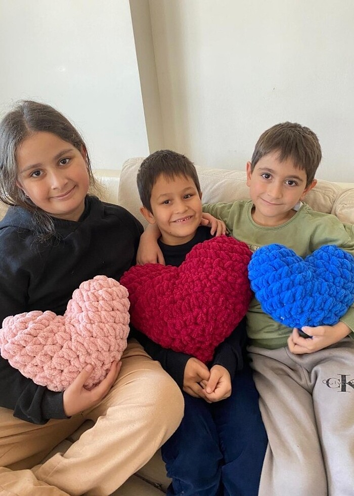 Viral olan Puffy kalp yastık(ilanı almayın) - Görsel 5