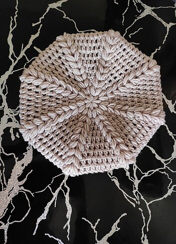 Kadın bere şapka fransız beresi ressam beresi - Görsel 3