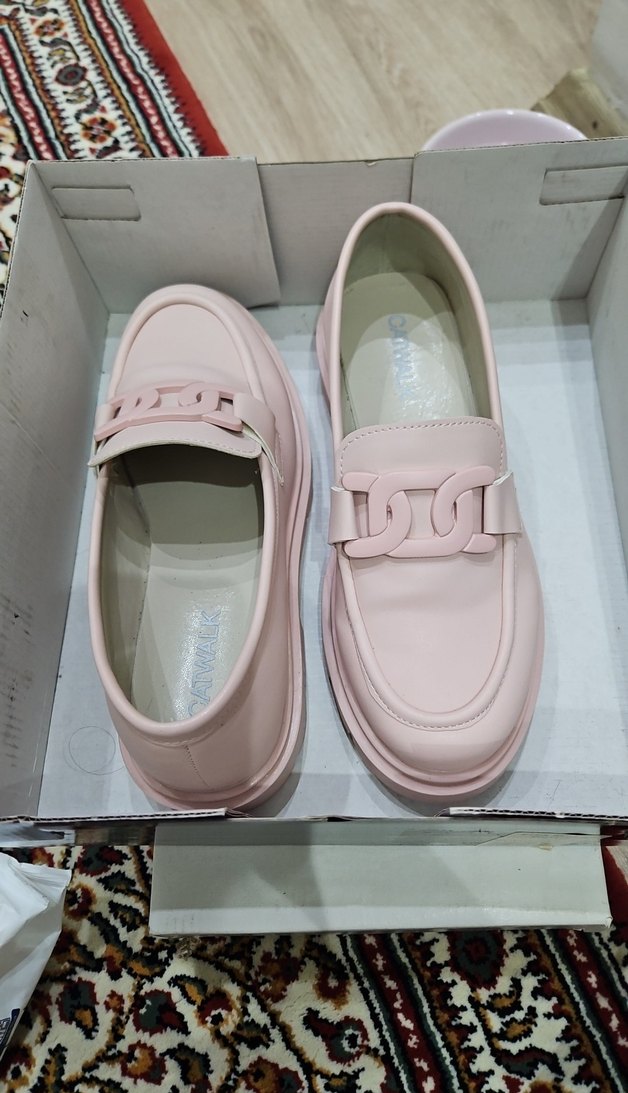 Pudra Renk Tokalı Kadın Loafer - Görsel 3