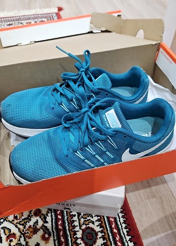nike mavi koşu ayakkabısı - Görsel 5