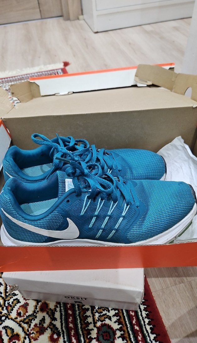 nike mavi koşu ayakkabısı - Görsel 3