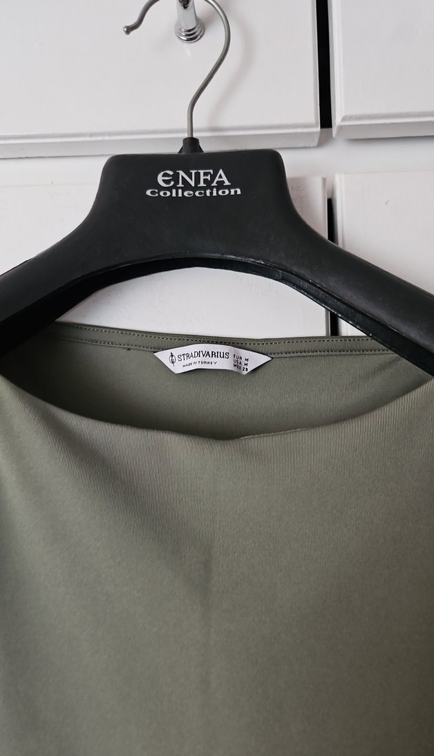 Kolsuz, Mini Boy, Düz Kesim Kadın Elbise - Görsel 2