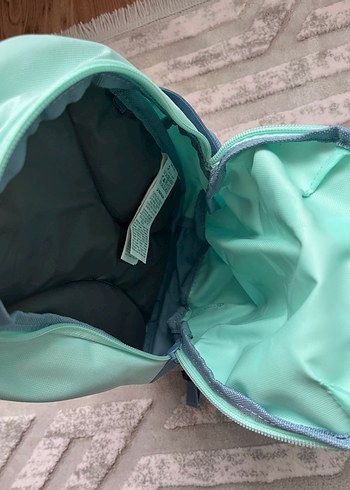 Turkuaz Baskılı Fermuarlı Çocuk Sırt Çantası - Görsel 4