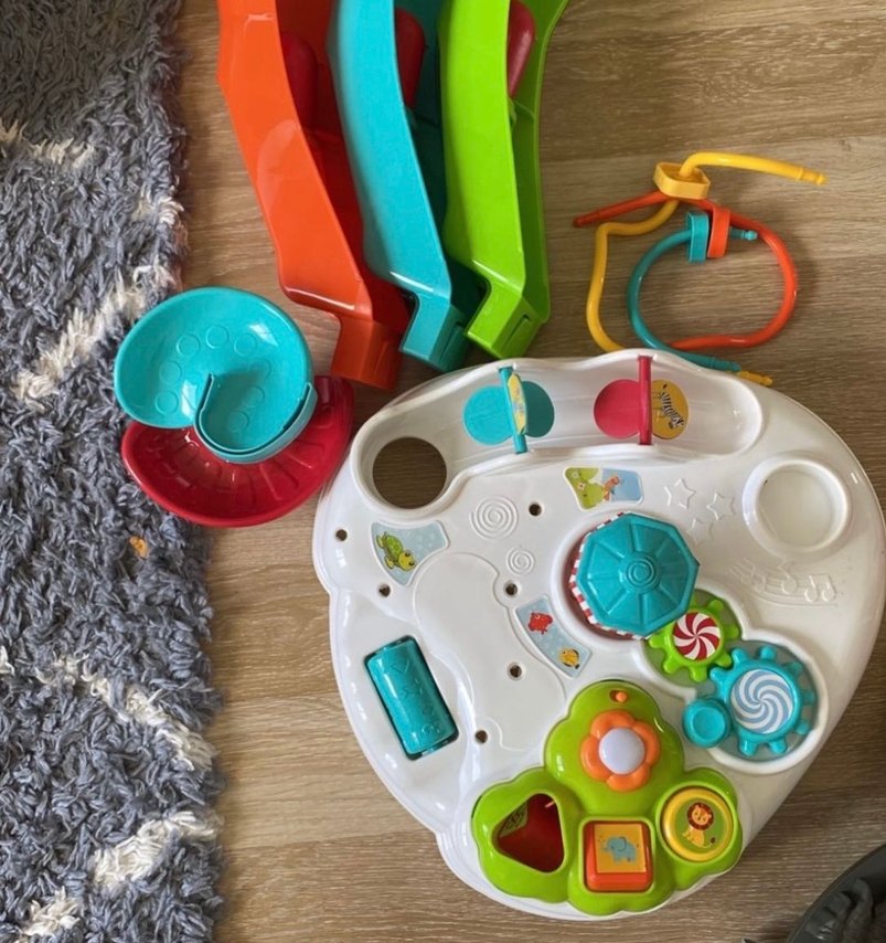 Eğitici Çok Renkli Aktivite Oyun Masası - Görsel 3