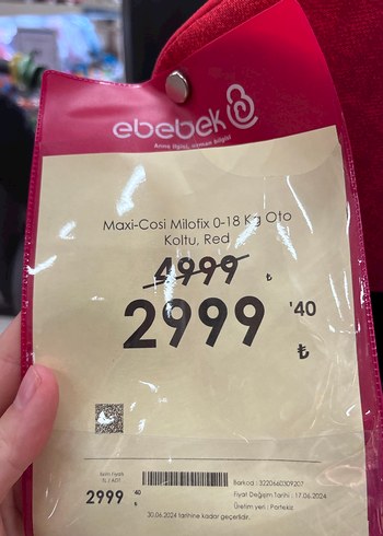 Maxi-Cosi Kırmızı Çocuk Oto Koltuğu - Görsel 2