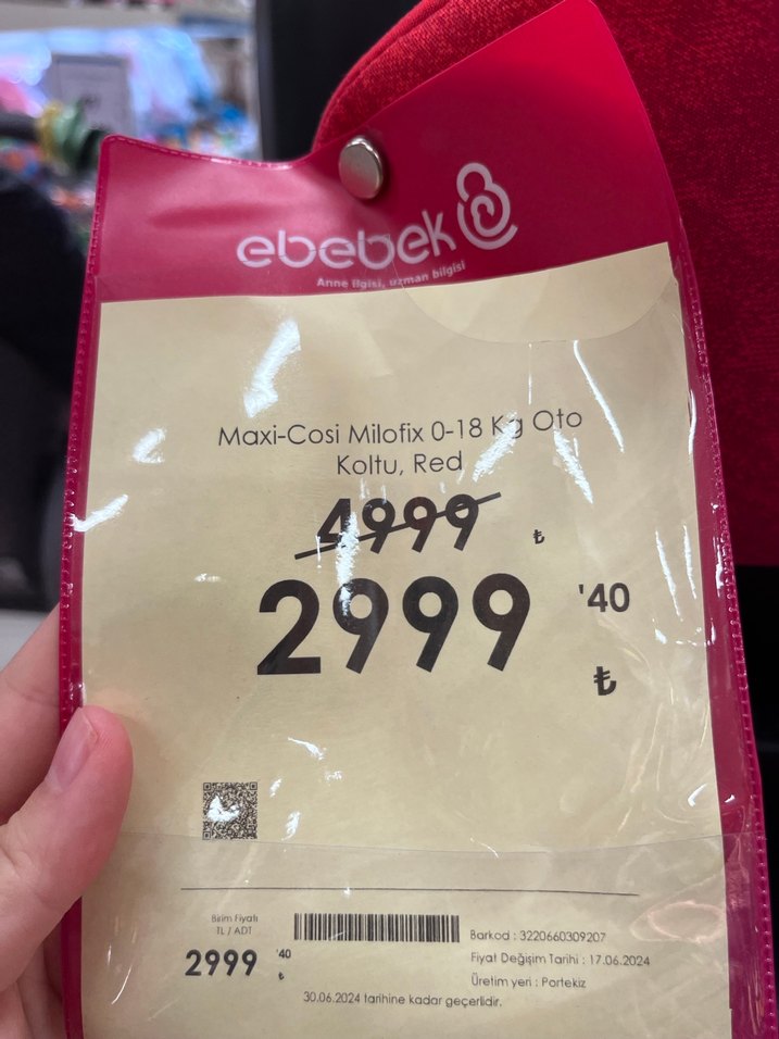 Maxi-Cosi Kırmızı Çocuk Oto Koltuğu - Görsel 2