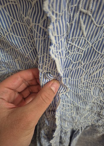 Desenli Midi Elbise - Görsel 4