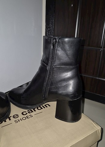 Pierre Cardin Siyah Kadın Deri Bot - Görsel 6