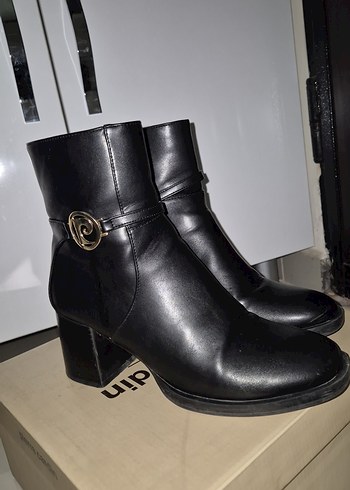 Pierre Cardin Siyah Kadın Deri Bot - Görsel 3