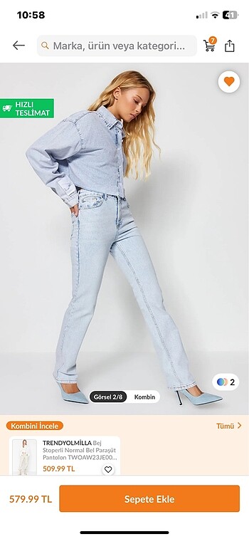 TRENDYOLMİLLA FLARE JEAN