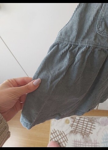 18-24 Ay Beden Zara 18 24 ayKadife fitilli elbise 