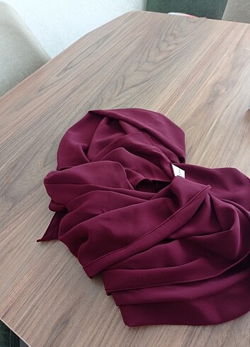 Bordo Medine ipeği şal