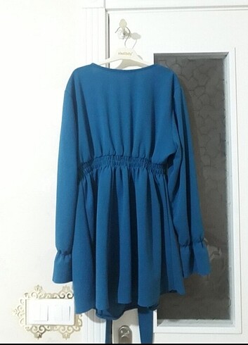 Mavi tunik mavi bluz 