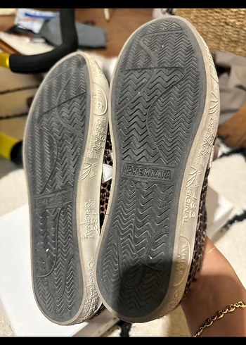 37 Beden kahverengi Renk Kahverengi Zebra Desenli Kadın Sneakers
