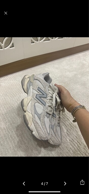 37,5 Beden beyaz Renk New balance 9060