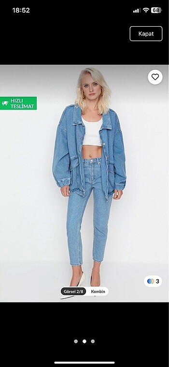 Trendyol & Milla Denim çeket
