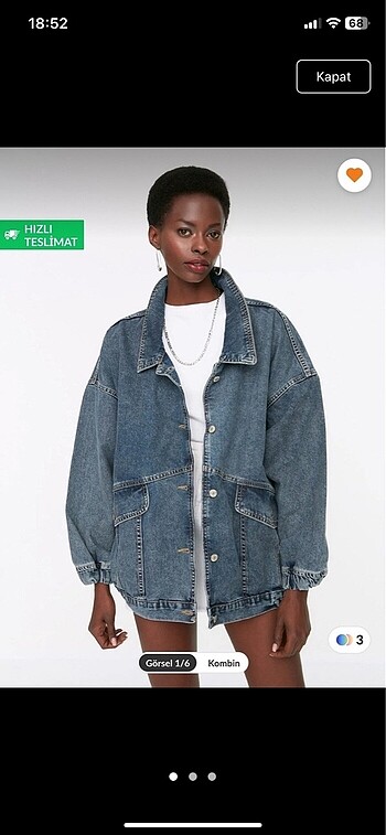 Denim çeket