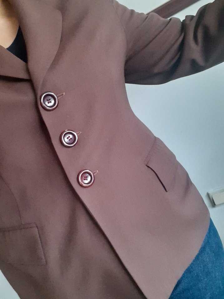Şıklık ve Rahatlık: Vizon Kahverengi Kadın Blazer — görsel 12/16