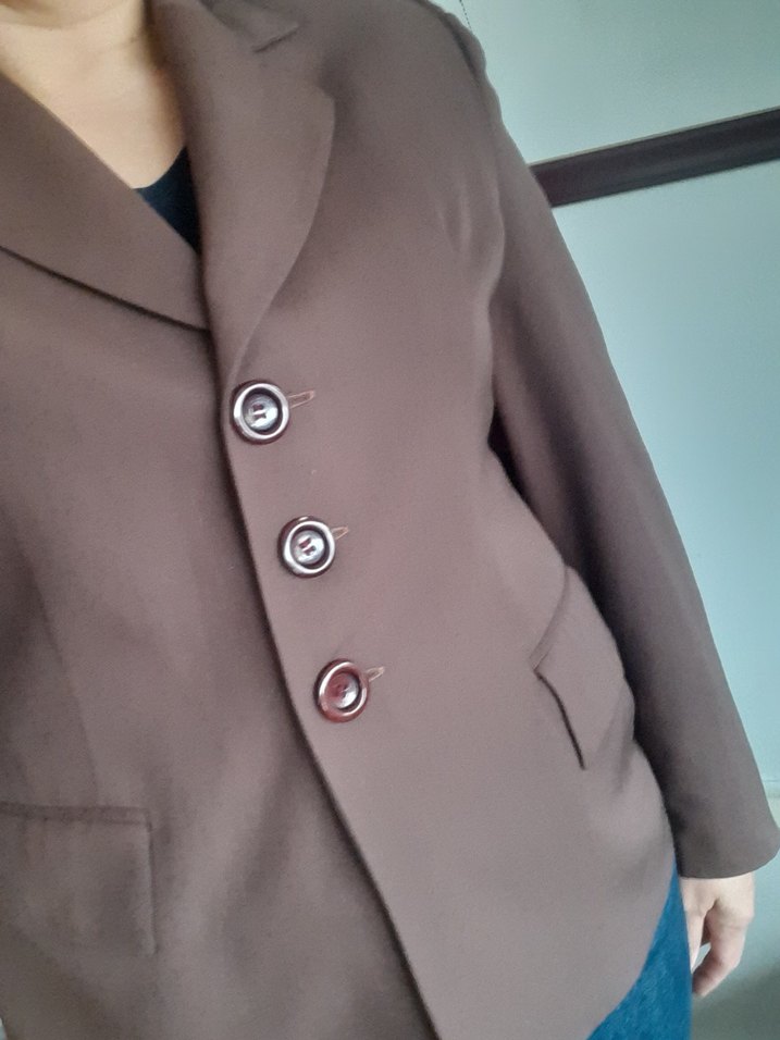 Şıklık ve Rahatlık: Vizon Kahverengi Kadın Blazer — görsel 11/16