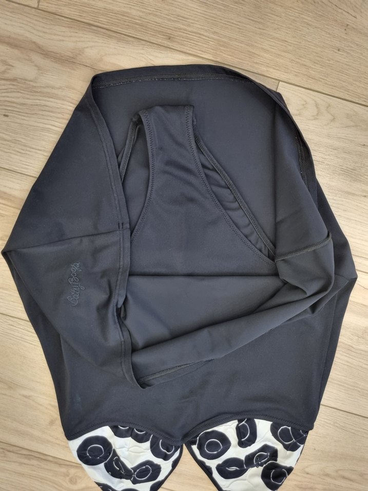 Drapeli Siyah Mini Kadın Mayo - Görsel 4