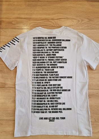 Baskılı Beyaz Erkek Tişört - Görsel 3