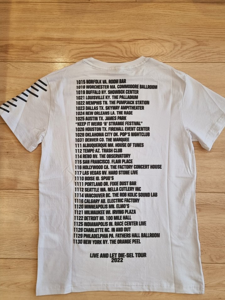 Baskılı Beyaz Erkek Tişört - Görsel 3